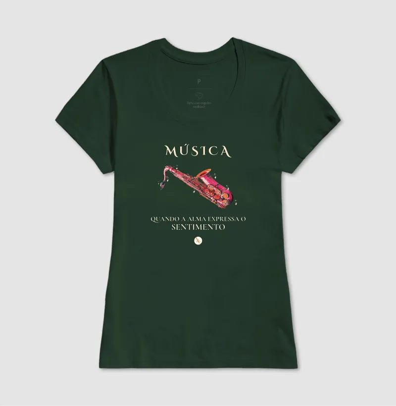 Camiseta Música, o Sentimento da Alma | Arte para Vestir - Imagem 16