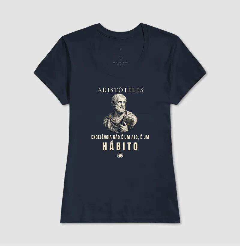 Camiseta "O Hábito" | A Excelência de Aristóteles - Imagem 10