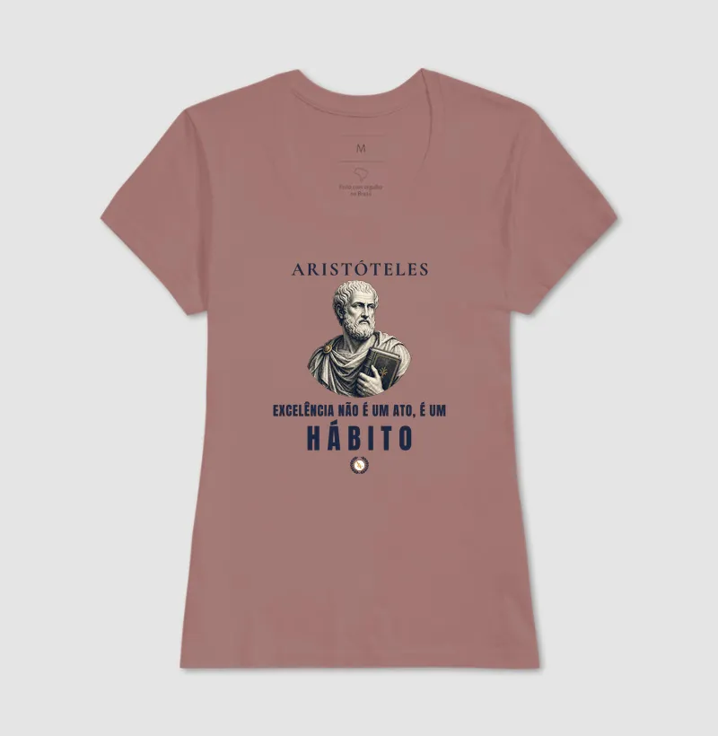 Camiseta "O Hábito" | A Excelência de Aristóteles - Imagem 20