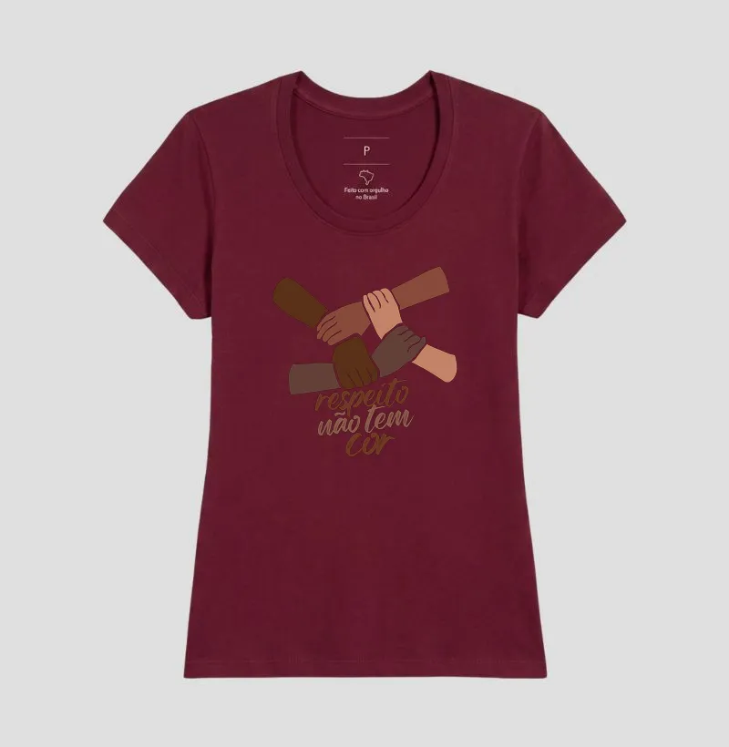 Camiseta Respeito Não Tem Cor - Imagem 20