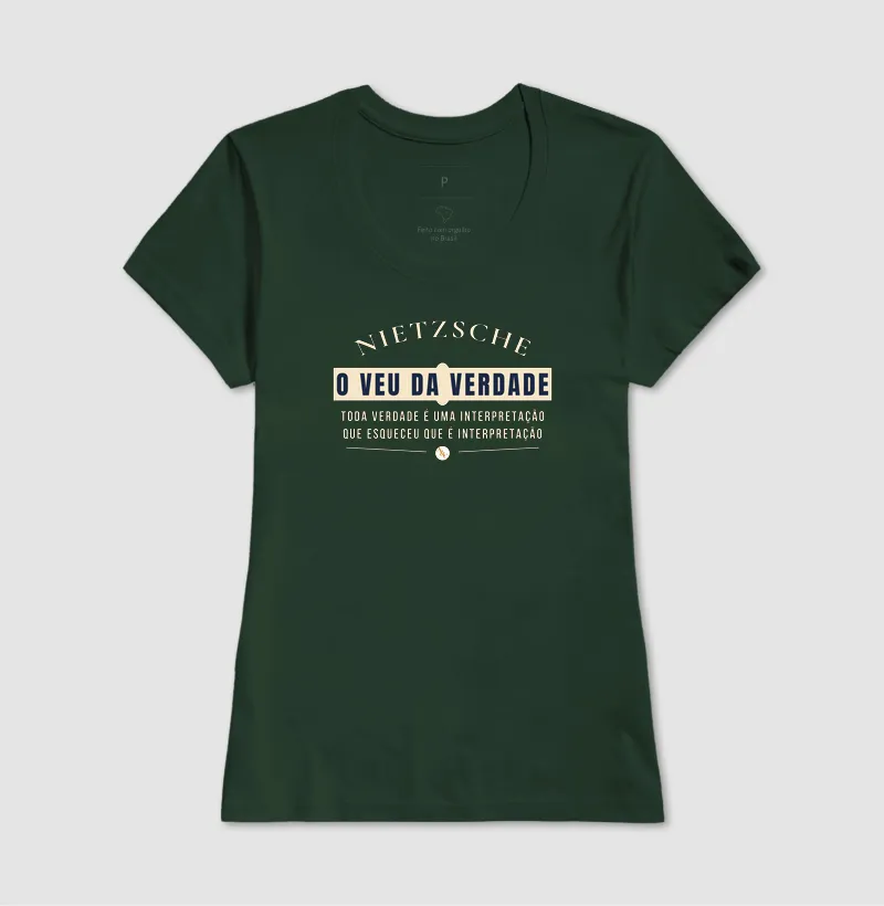 Camiseta Filosófica Nietzsche | Estampa O Véu da Verdade - Imagem 16