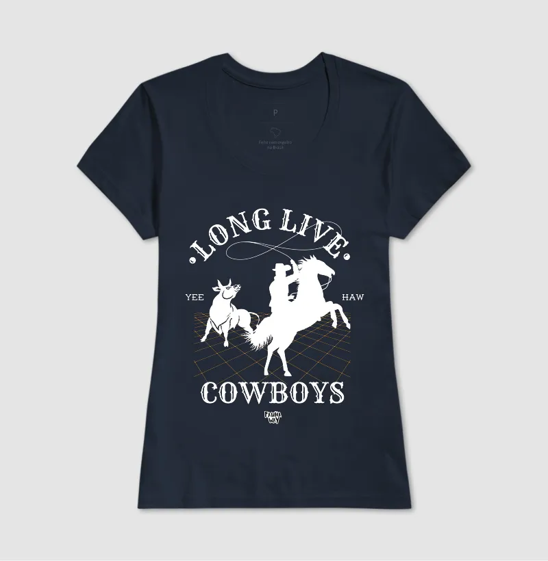 Camiseta Vida Longa aos Cowboys Cavalo Country Veterinária Algodão - Fauna Way - Imagem 7