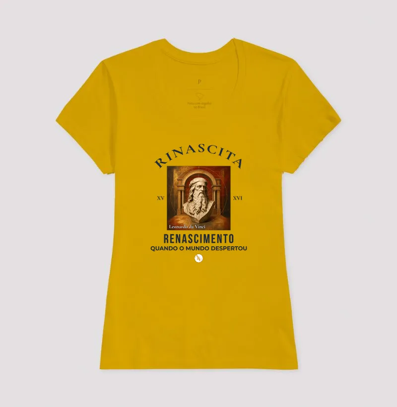 Camiseta Rinascita — O Renascer do Pensamento (Arte & Compor) - Imagem 18