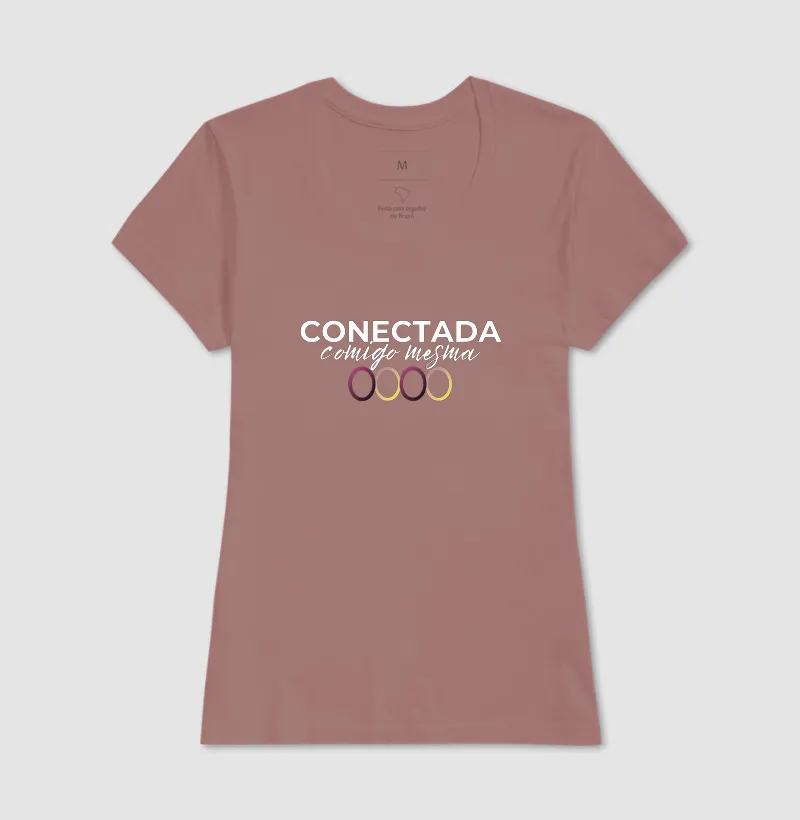 Camiseta conectada comigo - escura - Imagem 7