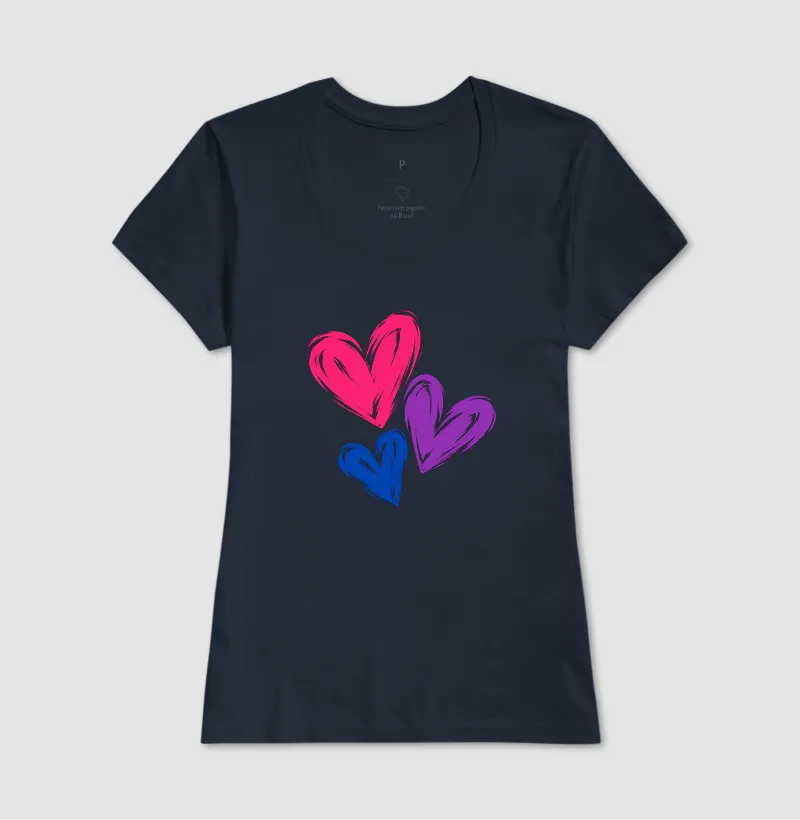 Corações Cores Bissexual  - Imagem 7