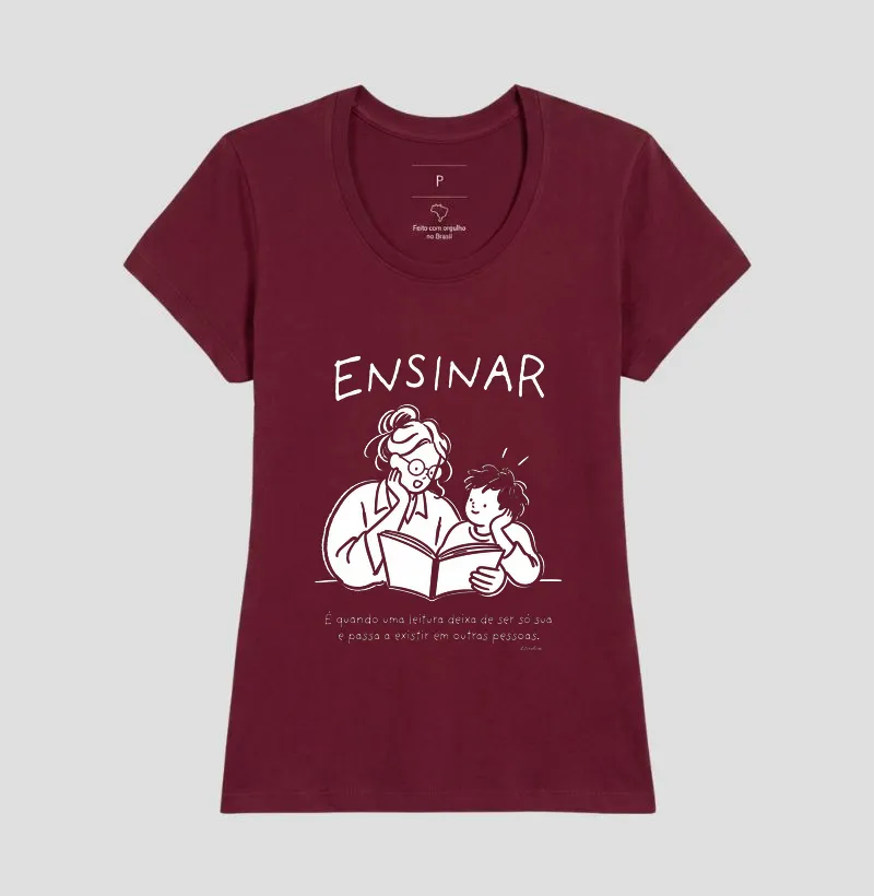 Camiseta Ensinar — Uma Leitura, Muitas Vidas - Imagem 15