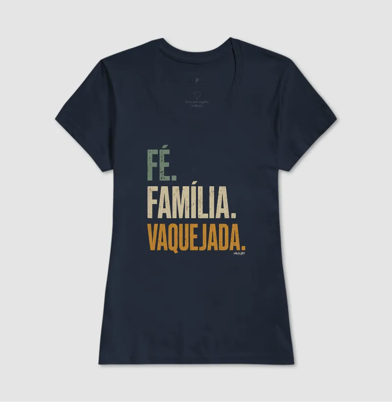Camisa Algodão - Fé. Família. Vaquejada. - Imagem 8