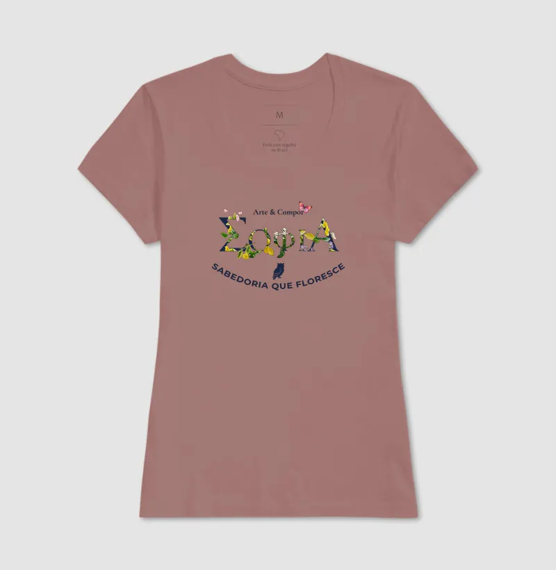 Camiseta SABEDORIA FLORESCENTE | Coleção Autoral Arte & Compor - Imagem 20
