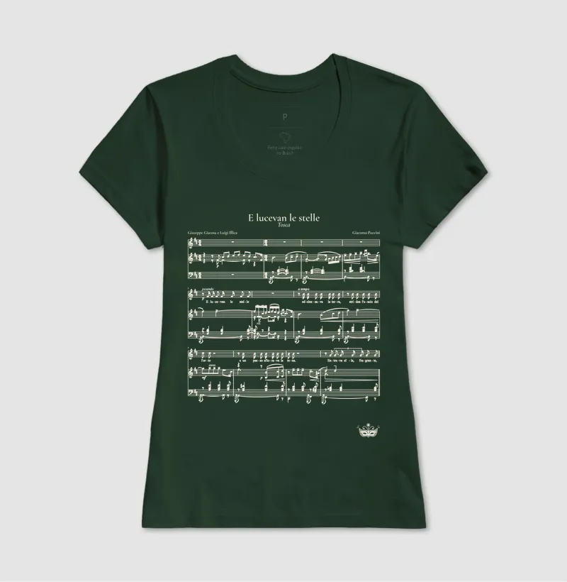 E lucevan le stelle - Tosca | Camiseta de Ópera - Imagem 13