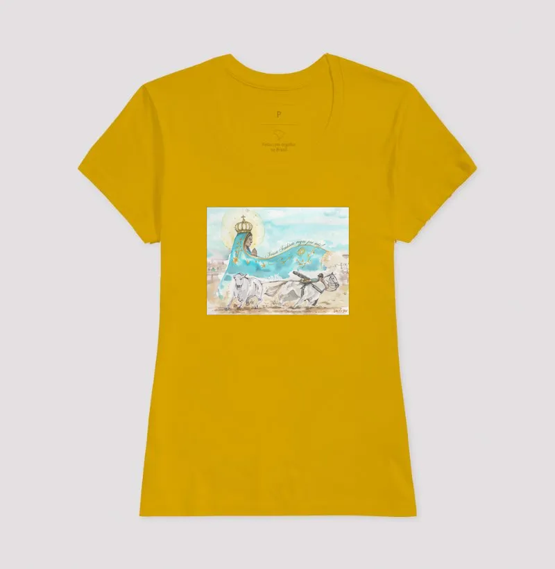 Camisa Algodão - Aquarela Nossa Senhora - Imagem 15