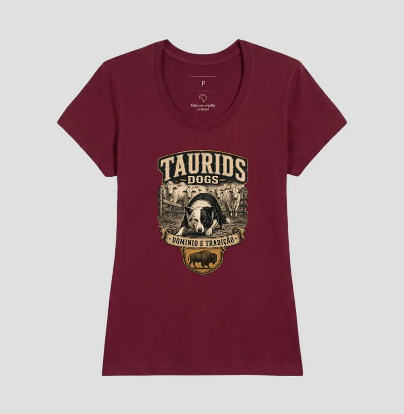 CAMISETA TAURIDS DOGS DOMINIO E TRADIÇÃO BORDER  - Imagem 19