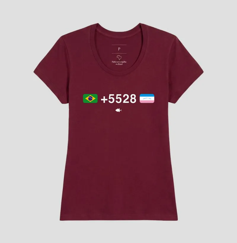 ES DDD 28 com Bandeiras do Brasil e Espírito Santo - Feminina - #28422 - Imagem 10