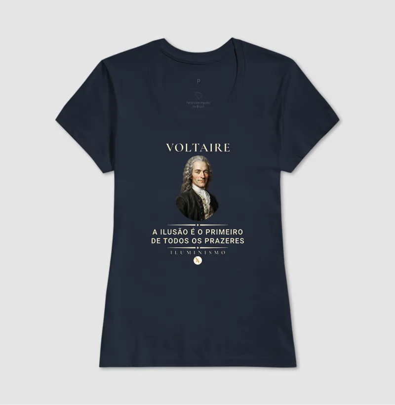 Camiseta Filosófica Voltaire: Esmagai a Infame | Razão & Liberdade - Imagem 10