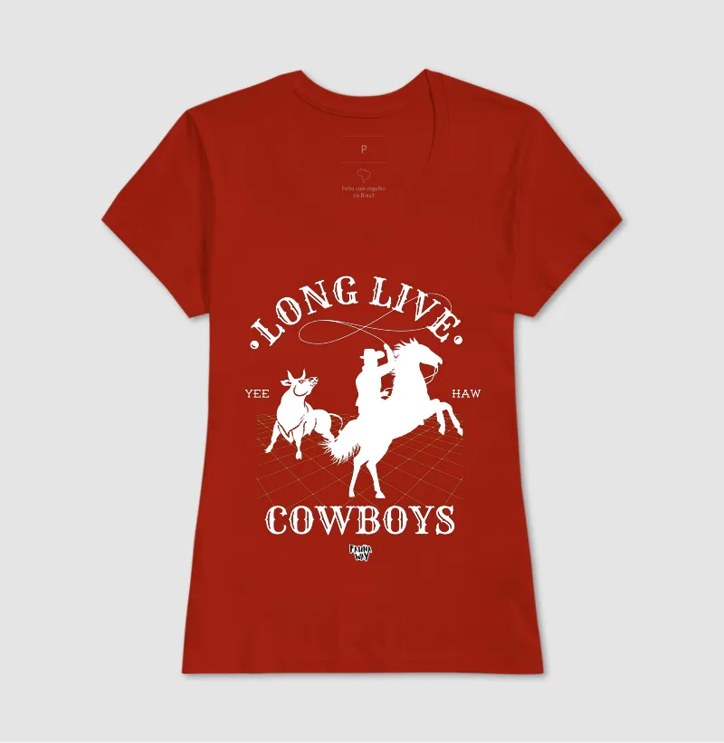 Camiseta Vida Longa aos Cowboys Cavalo Country Veterinária Algodão - Fauna Way - Imagem 11
