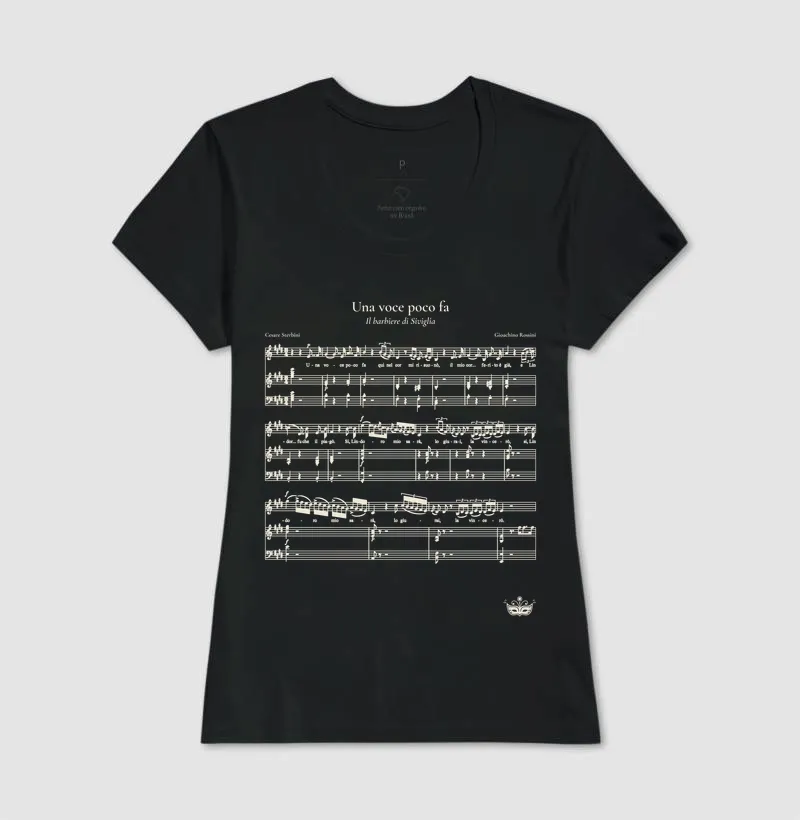 Una voce poco fa - Il barbiere di Siviglia | Camiseta de Ópera - Imagem 3