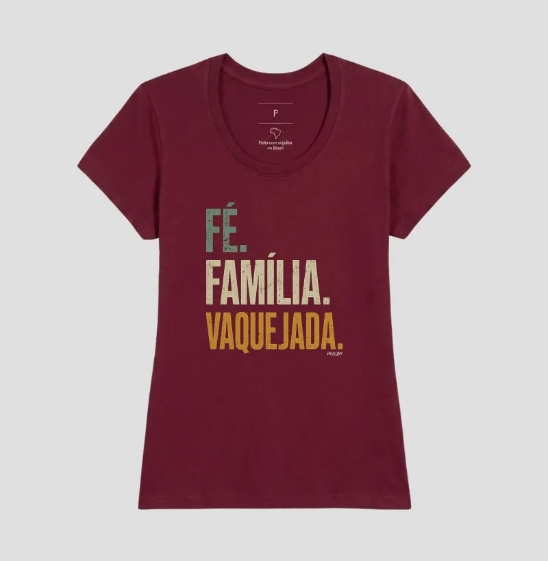 Camisa Algodão - Fé. Família. Vaquejada. - Imagem 14
