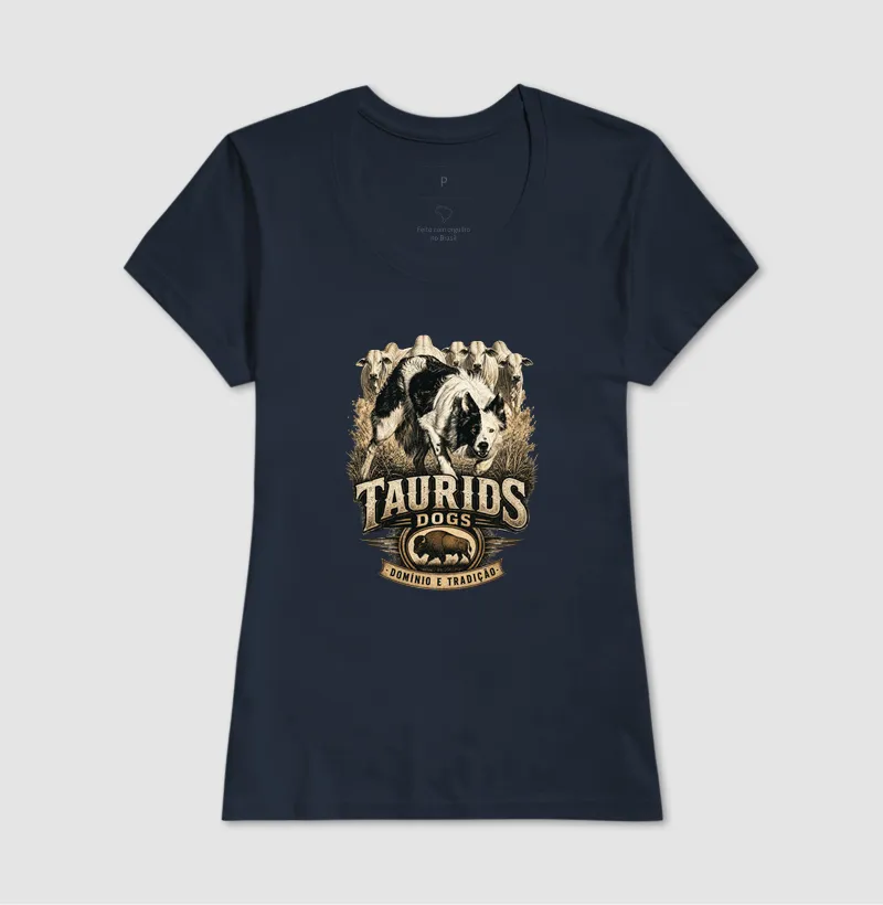 CAMISETA TAURIDS DOGS BORDER COLIE COMANDO E TRADIÇÃO  - Imagem 5