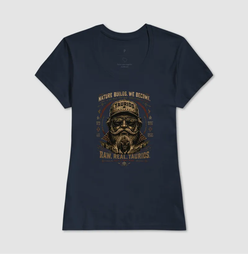 CAMISETA TAURIDS NATURE BUILDS WE BECOME  - Imagem 5