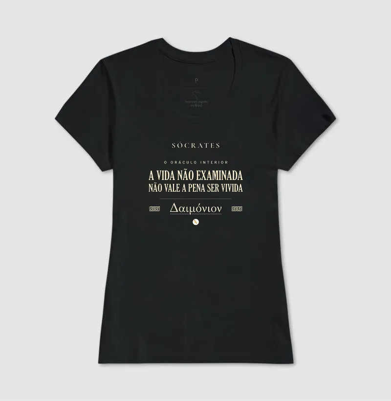 Camiseta Filosófica O Oráculo Interior | Sócrates - Imagem 6