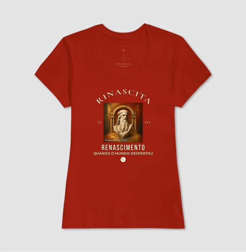 Camiseta Rinascita — O Renascer do Pensamento (Arte & Compor) - Imagem 14