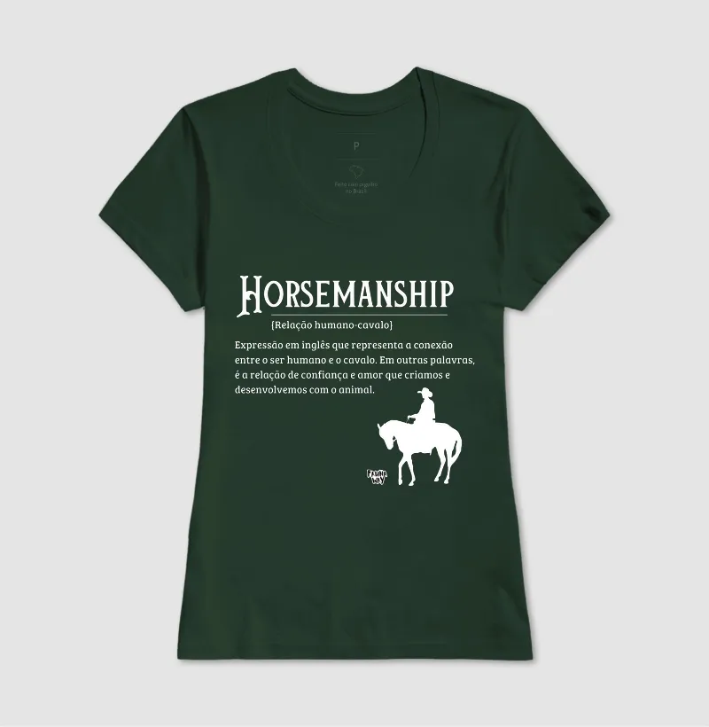 Camiseta Horsemanship Cavalo Equestre Medicina Veterinária Algodão - Fauna Way - Imagem 13