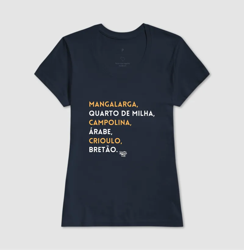 Camiseta Raças de Cavalo Equinos Veterinária Grande Porte Algodão - Fauna Way - Imagem 7