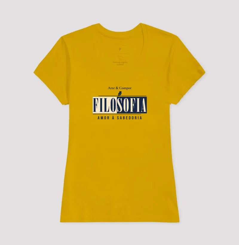 Camiseta Amor à Sabedoria – Filosofia para Quem Pensa - Imagem 18