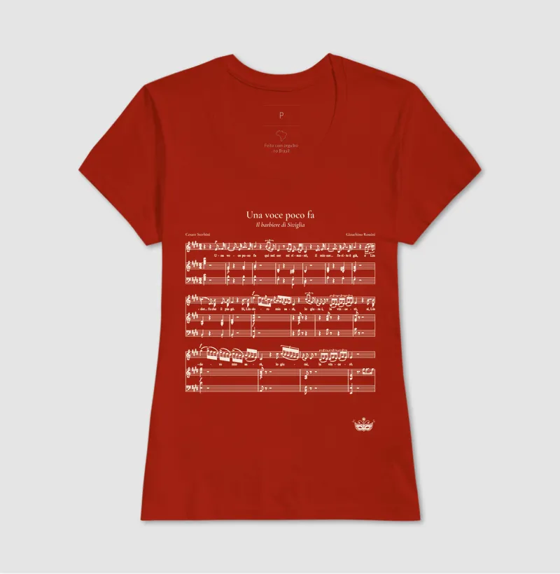Una voce poco fa - Il barbiere di Siviglia | Camiseta de Ópera - Imagem 11