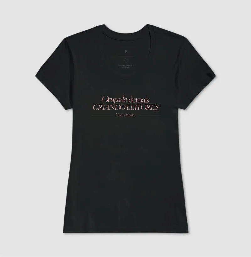 Camiseta Ocupada demais criando leitores - Imagem 3