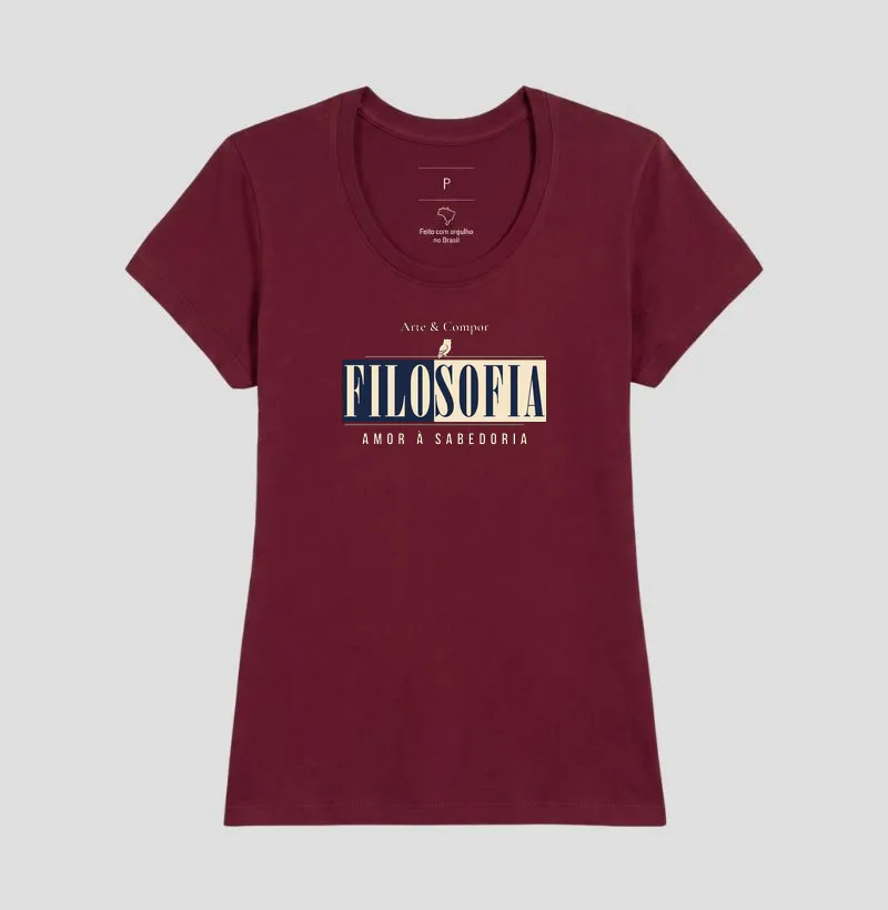Camiseta Amor à Sabedoria – Filosofia para Quem Pensa - Imagem 22