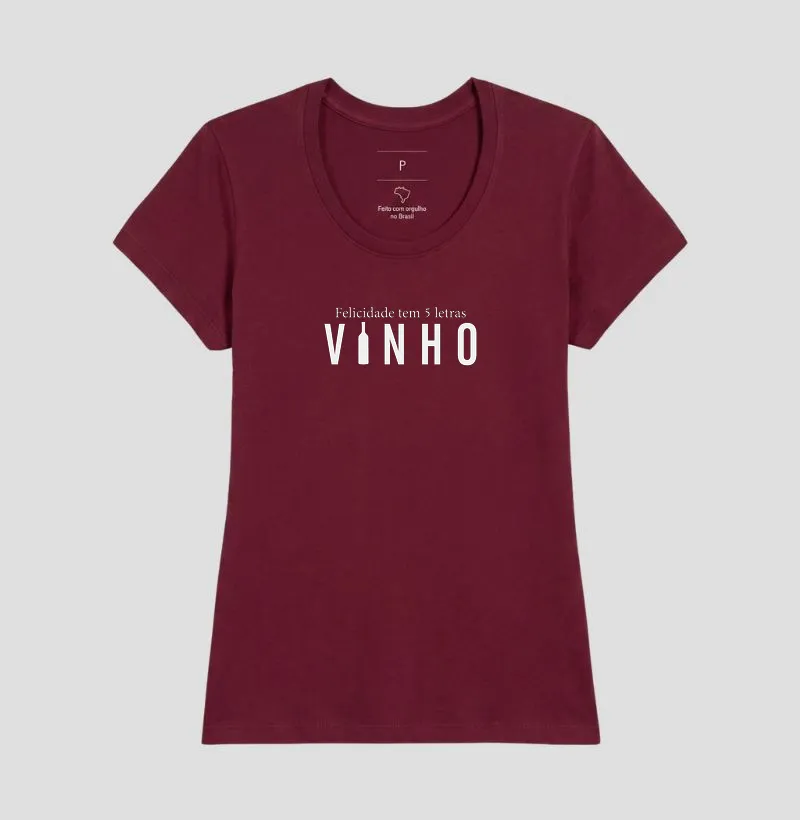 Felicidade tem 5 letras - Vinho - Imagem 17