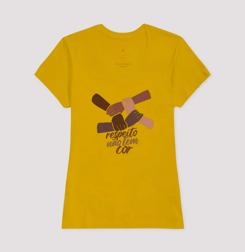 Camiseta Respeito Não Tem Cor - Imagem 16
