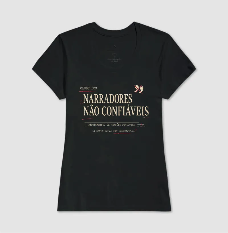 Camiseta Clube dos Narradores Não Confiáveis - Imagem 3