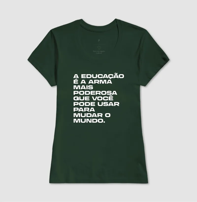 A educação é a armamais poderosaque você pode usar para mudar o mundo. - Imagem 11