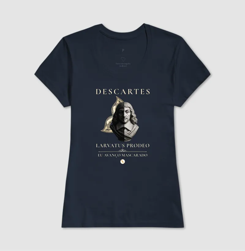 Camiseta A Máscara da Razão | Descartes - Imagem 10