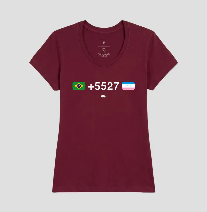 ES DDD 27 com Bandeiras do Brasil e Espírito Santo - Feminina - #28410 - Imagem 10