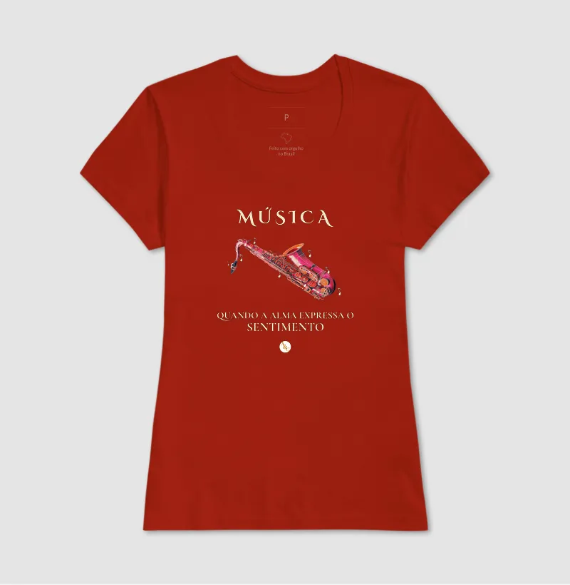 Camiseta Música, o Sentimento da Alma | Arte para Vestir - Imagem 14