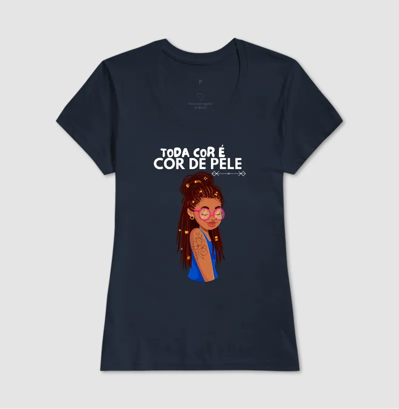 Camiseta Toda Cor é Cor de Pele - Imagem 10