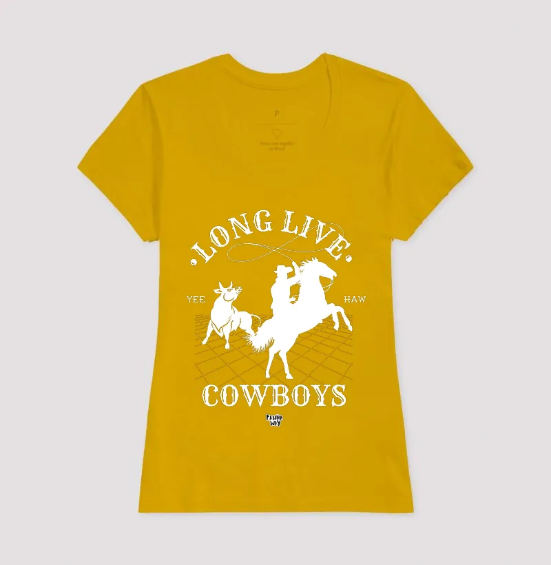 Camiseta Vida Longa aos Cowboys Cavalo Country Veterinária Algodão - Fauna Way - Imagem 14