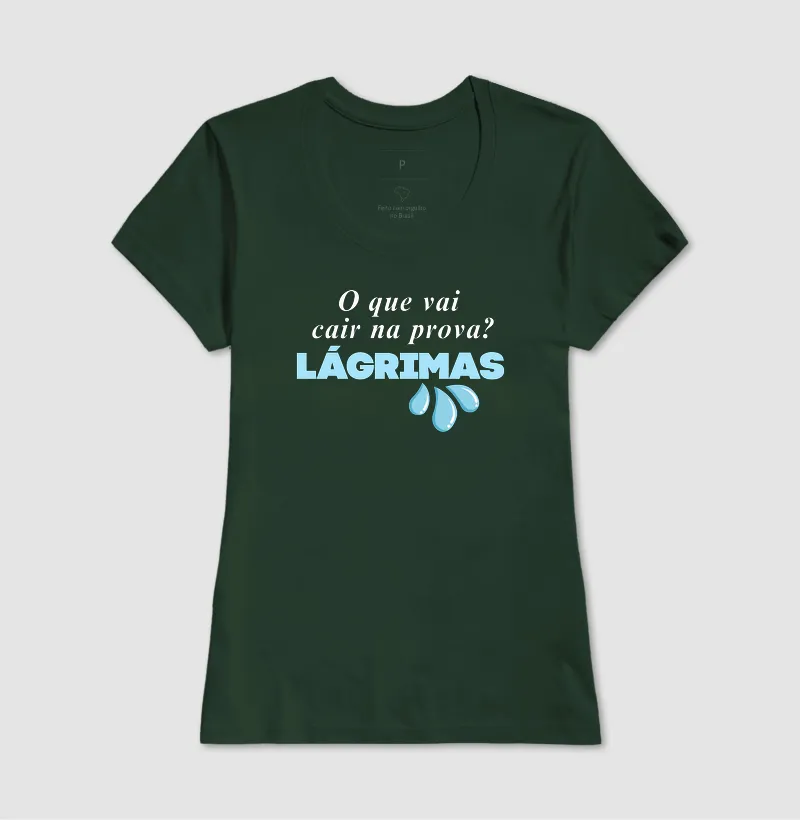 Camiseta para Professor — O que vai cair na prova? Lágrimas! - Imagem 7