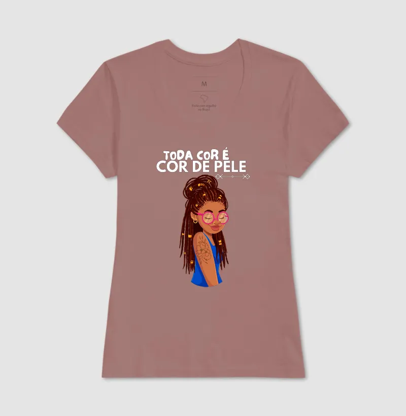 Camiseta Toda Cor é Cor de Pele - Imagem 20