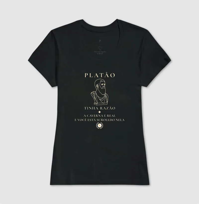 Camiseta Filosófica Platão: O Mito do Scroll - Imagem 6