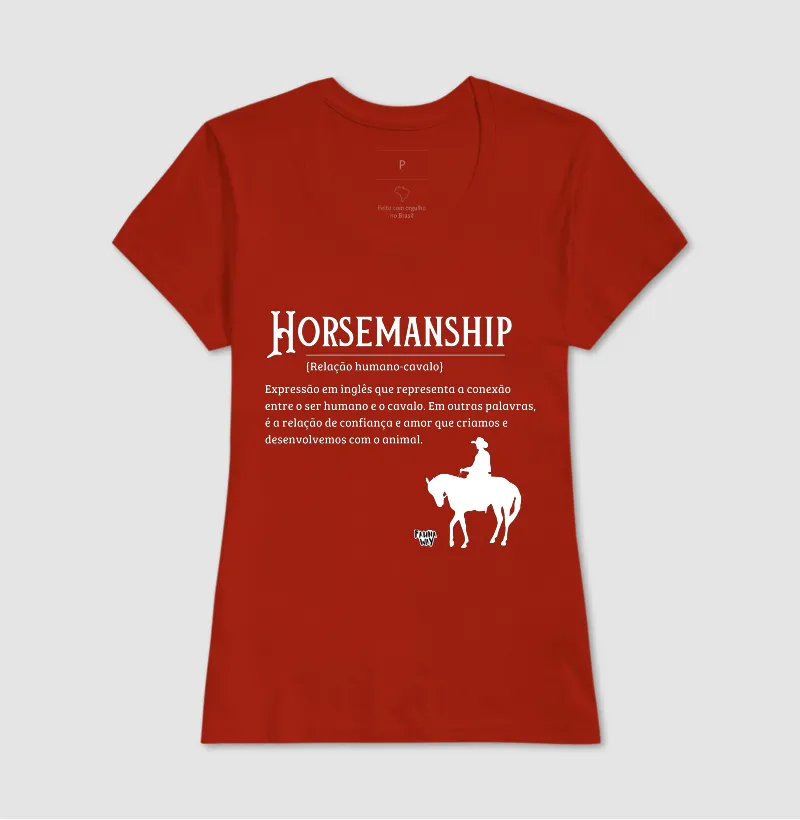 Camiseta Horsemanship Cavalo Equestre Medicina Veterinária Algodão - Fauna Way - Imagem 11