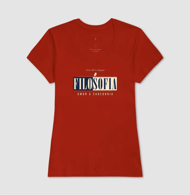 Camiseta Amor à Sabedoria – Filosofia para Quem Pensa - Imagem 14