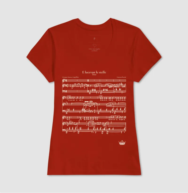 E lucevan le stelle - Tosca | Camiseta de Ópera - Imagem 11
