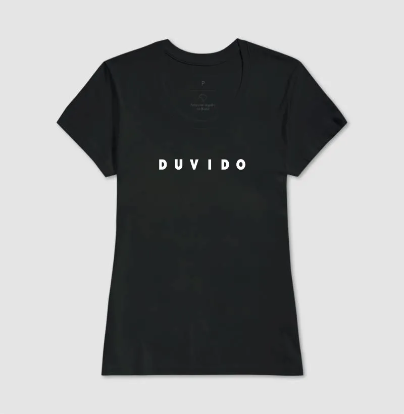 DUVIDO Branco no preto - Imagem 3