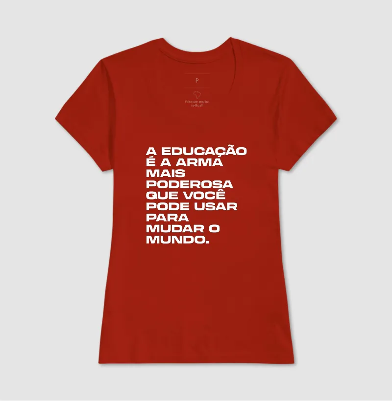 A educação é a armamais poderosaque você pode usar para mudar o mundo. - Imagem 9