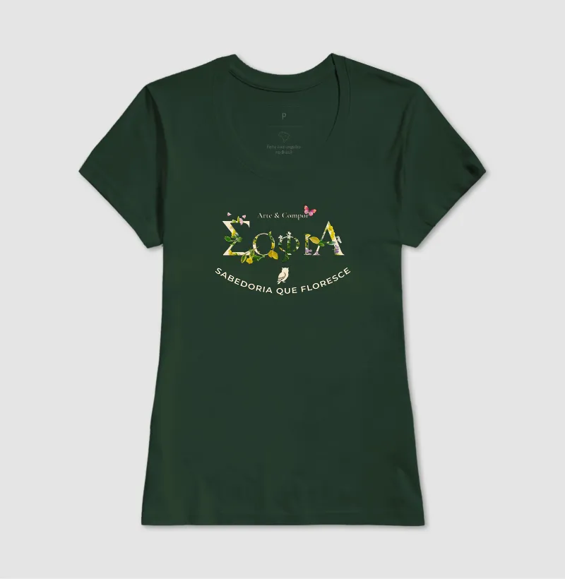 Camiseta SABEDORIA FLORESCENTE | Coleção Autoral Arte & Compor - Imagem 16