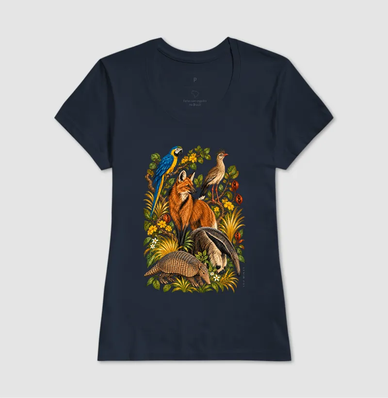 Camiseta Fauna de Minas | Animais do Cerrado | Natureza das Gerais - Imagem 9