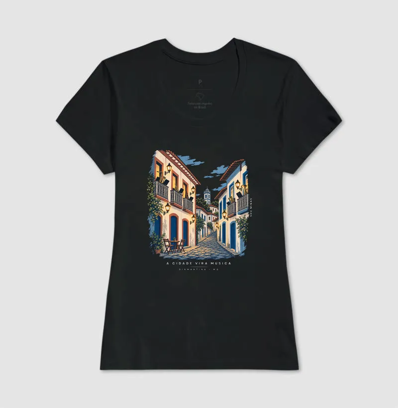 Camiseta A Cidade Vira Música | Diamantina MG | Música das Gerais - Imagem 6